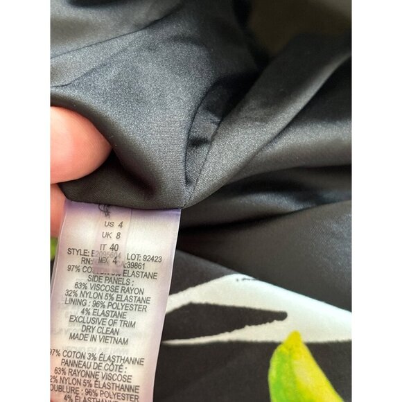 ELIE TAHARI WOMEN'S MILA FLORAL WATERCOLOR SHEATH DRESS SZ 4 - Picture 6 of 6